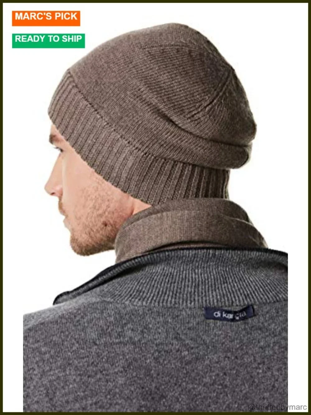 100% Merino Wool Beanie Hat Skullies Watch Cap, Soft Lightweight Warm, Snag
